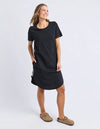 Foxwood Bay Tape Dress - Black