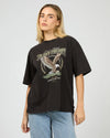 Silent Theory Airborne Tee - Washed Black