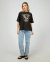 Silent Theory Airborne Tee - Washed Black