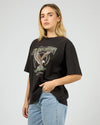 Silent Theory Airborne Tee - Washed Black