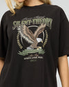 Silent Theory Airborne Tee - Washed Black