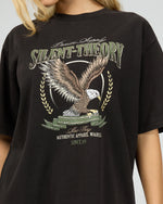 Silent Theory Airborne Tee - Washed Black