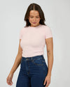 Silent Theory Bella Tee - Blush Marle