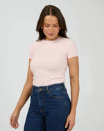 Silent Theory Bella Tee - Blush Marle