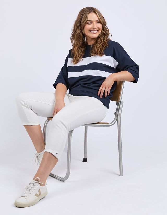 Elm Nico Sweat - Navy