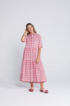 Thing Thing Luna Dress - Check Mate