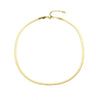 Pāmu Valentina Necklace – Classic Herringbone Chain