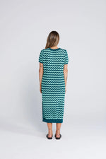 Thing Thing Squiggle Dress - Sage & Cypress