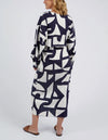 Elm Dali Abstract Midi Dress