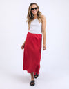 Elm Eleni Skirt - Bittersweet Red