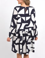 Elm Dali Dress - Midnight Abstract