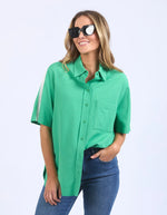 Elm Frances Stripe Shirt - Green