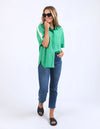 Elm Frances Stripe Shirt - Green