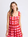 Elm Edin Dress - Poppy Check