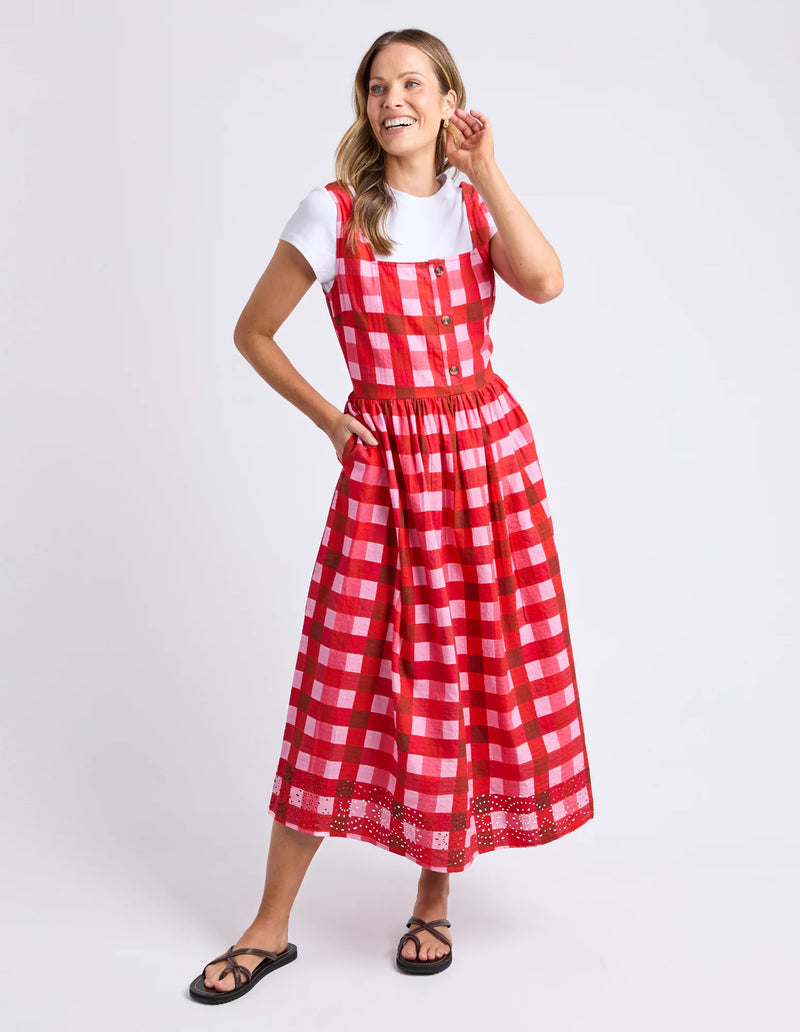 Elm Edin Dress - Poppy Check