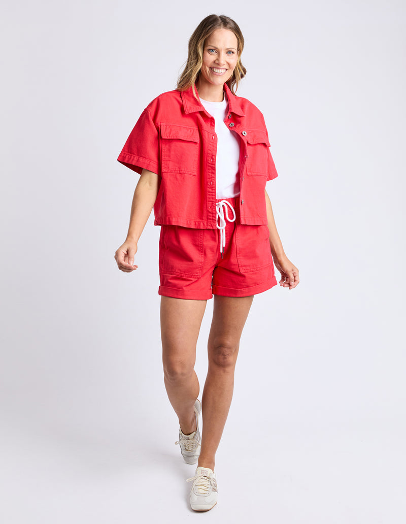 Elm Scottie S/S Shirt - Poppy