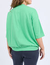 Elm Mazie Sweat - Spring Green