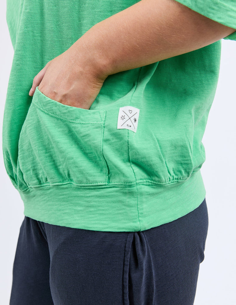 Elm Mazie Sweat - Spring Green