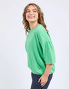Elm Mazie Sweat - Spring Green