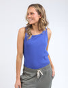 Elm Rib Crew Tank - Royal Blue