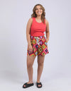 Elm Rib Crew Tank - Cayenne