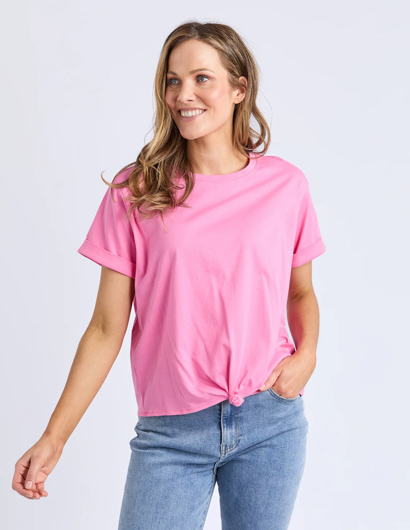 Elm Knot S/S Tee - Aurora Pink