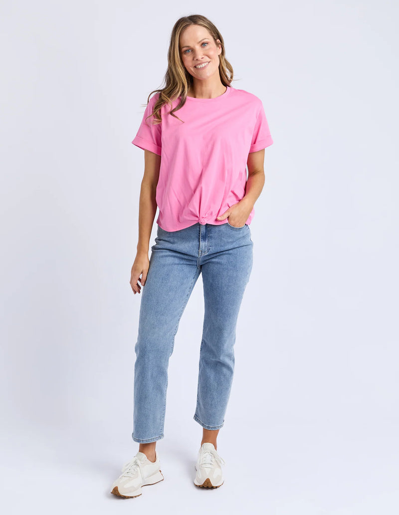 Elm Knot S/S Tee - Aurora Pink