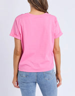 Elm Knot S/S Tee - Aurora Pink