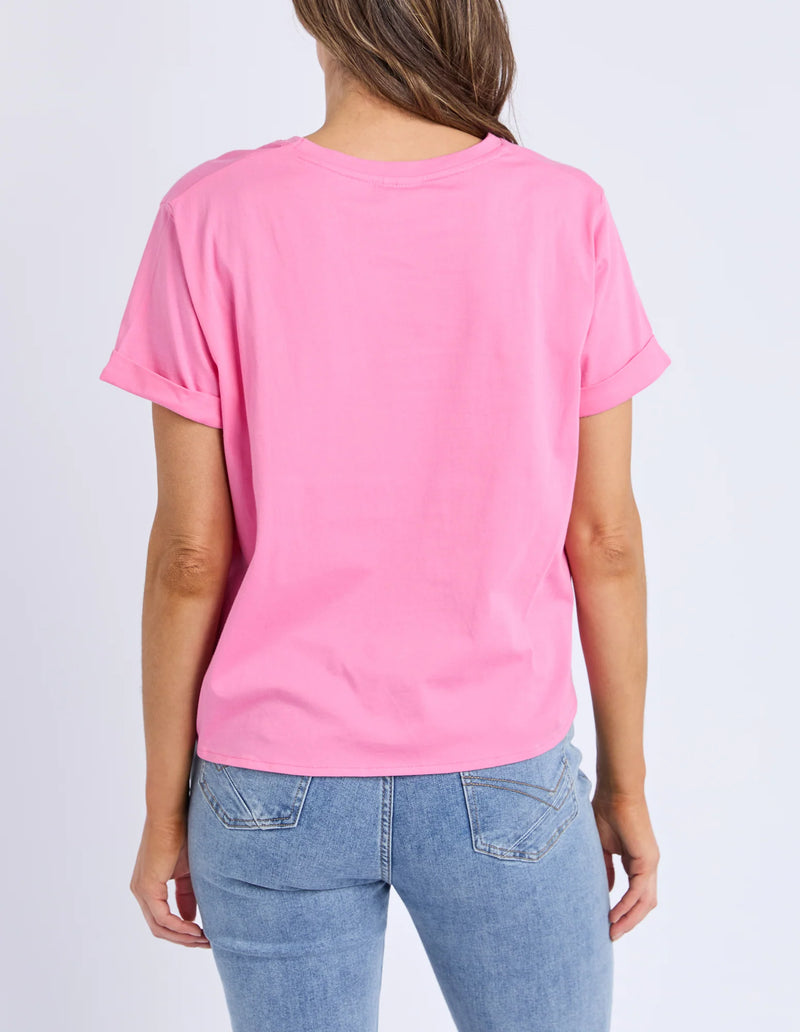 Elm Knot S/S Tee - Aurora Pink