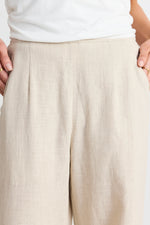 Ivy + Jack - Boardwalk Natural Ramie Extended Waist Pants