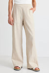 Ivy + Jack - Boardwalk Natural Ramie Extended Waist Pants