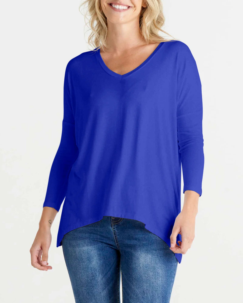 Betty Basics Geneva Tee - Vivid Blue