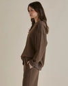 Betty Basics Easy Crew Sweat - Chocolate Brown