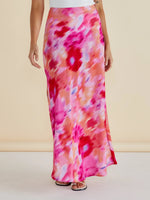 Betty Basics Mindy Skirt - Floral Abstract Print