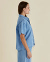Betty Basics Saffra Short Sleeve Denim Shirt