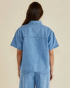 Betty Basics Saffra Short Sleeve Denim Shirt