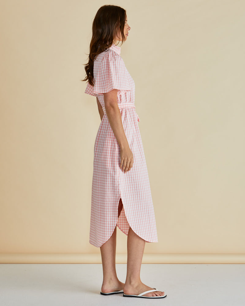Betty Basics Immie Dress - Pink Gingham