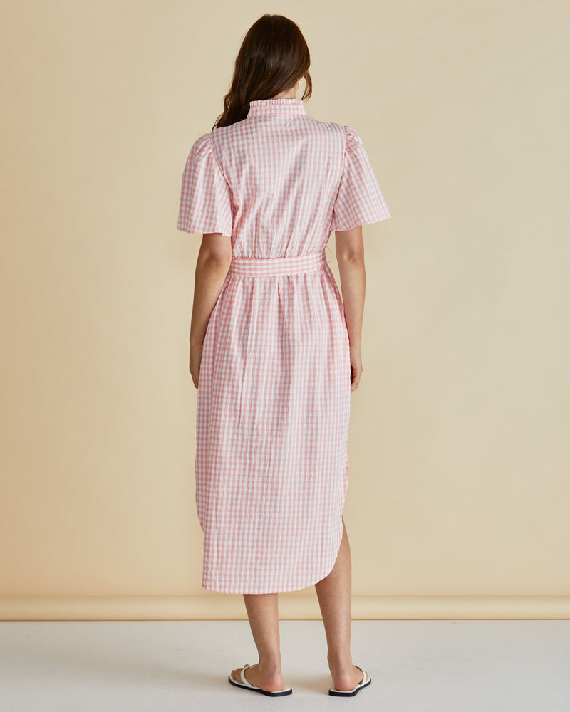 Betty Basics Immie Dress - Pink Gingham