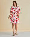 Betty Basics Gwenda Dress - Red Floral Print