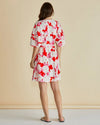 Betty Basics Gwenda Dress - Red Floral Print