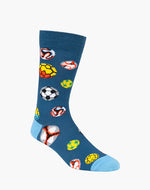 Bamboozld Mens Sock - Soccer Balls