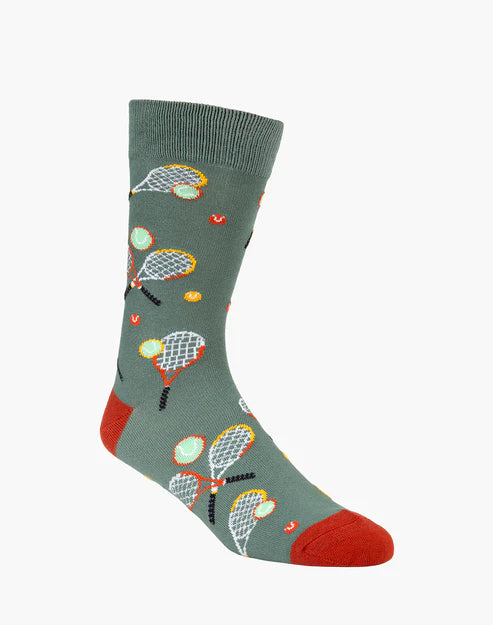 Bamboozld Mens Sock - Tennis Rally