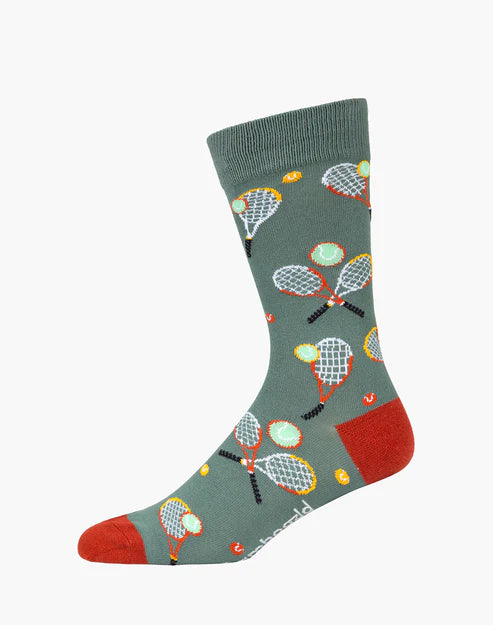 Bamboozld Mens Sock - Tennis Rally