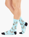 Bamboozld Womens Sock - Snow Leopard