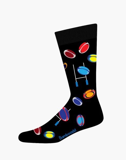 Bamboozld Mens Sock - Rugby