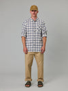 Just Another Fisherman Boatyard Shirt - Blue Cream Check