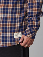 Just Another Fisherman Boatyard Shirt - Dawn Blue Check