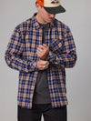 Just Another Fisherman Boatyard Shirt - Dawn Blue Check