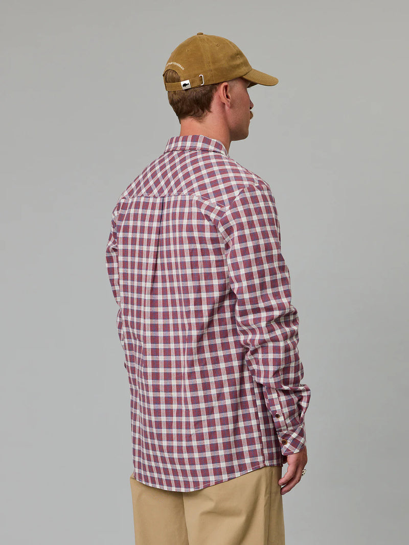 Just Another Fisherman Boatyard Shirt - Russet Check