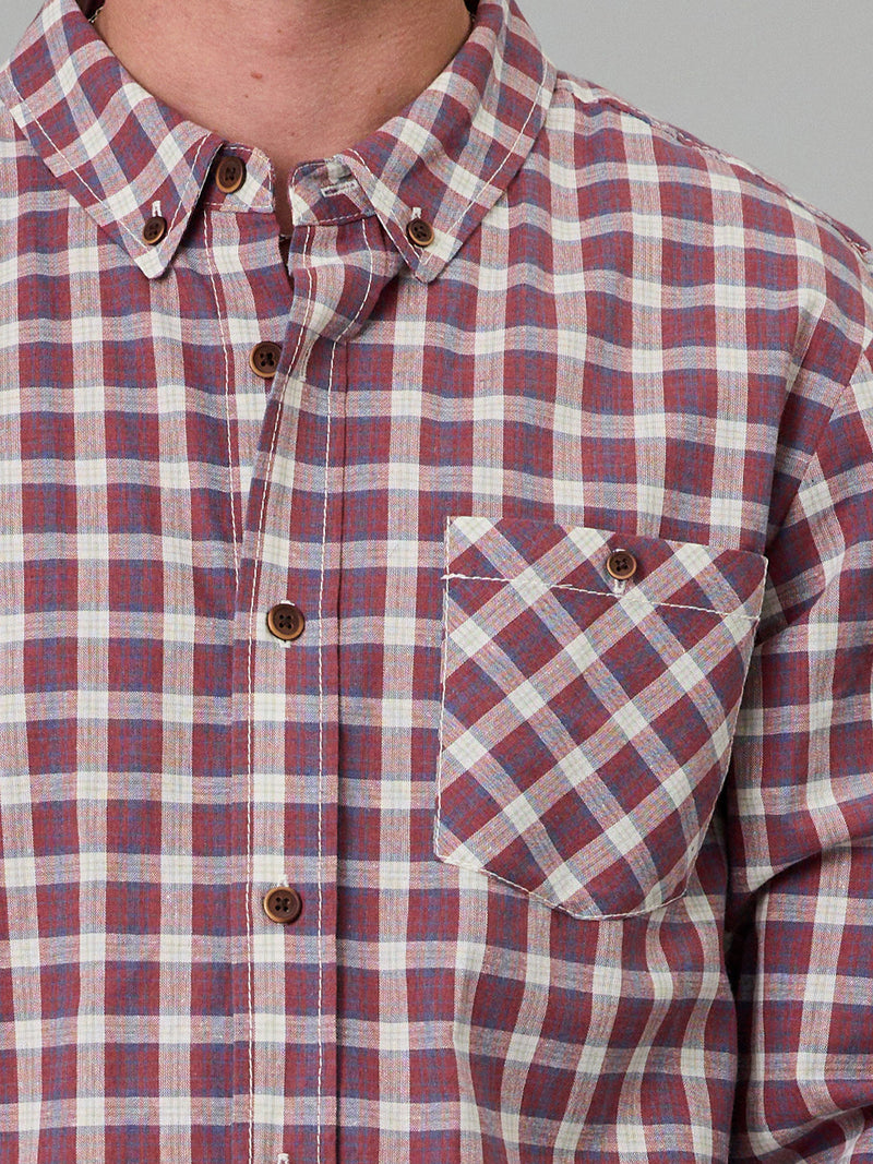 Just Another Fisherman Boatyard Shirt - Russet Check